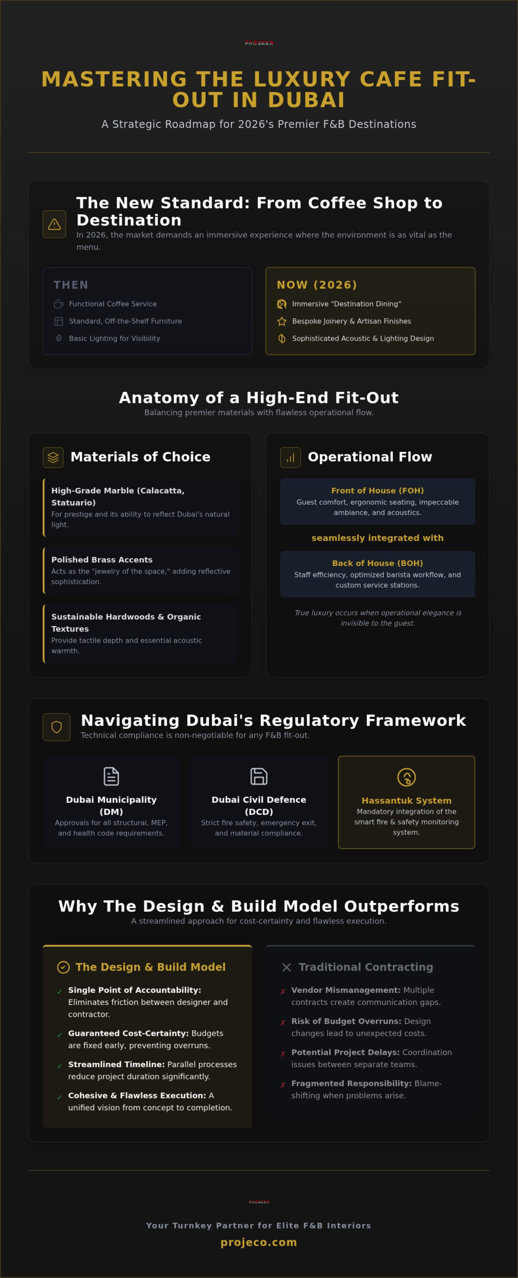 Luxury Cafe Fit Out Dubai: The 2026 Guide to Exquisite F&B Interiors
