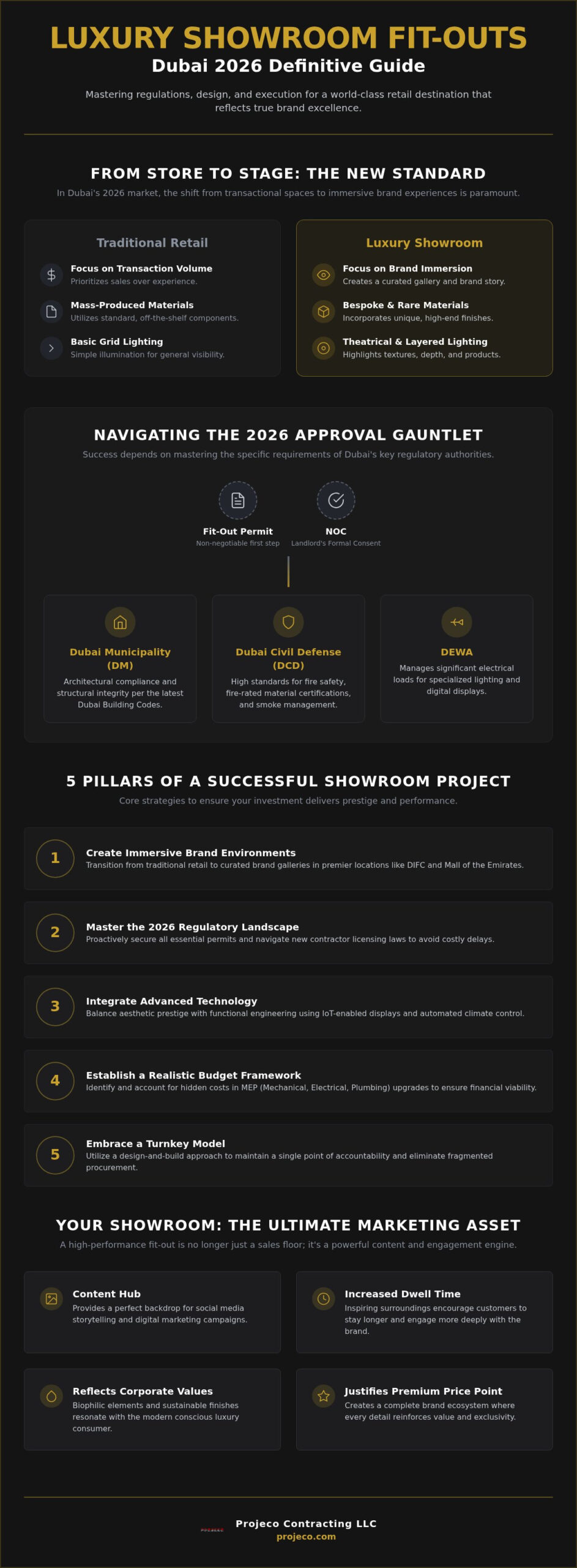 Luxury Showroom Fit Out Dubai: The 2026 Brand Excellence Guide