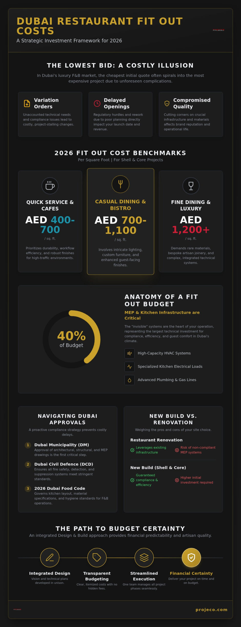 Restaurant Fit Out Cost Dubai 2026: The Definitive Budgeting Guide