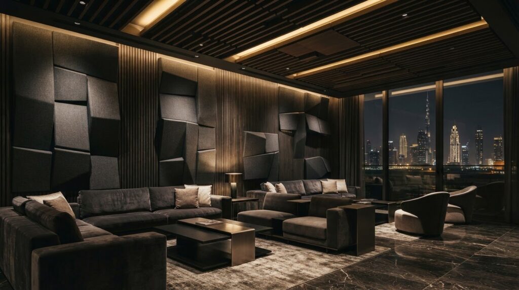 Upscale Acoustic Wall and Ceiling Treatment in the UAE: A Luxury Buyer’s Guide